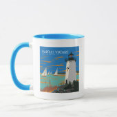 Martha's Vineyard, Massachusetts | Leuchtturm Tasse (Links)