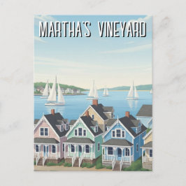 Martha's Vineyard Massachusetts Reise Postkarte
