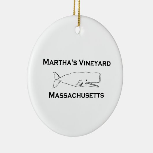 Martha's Vineyard-Massachusetts-Wal Keramikornament (Rechts)