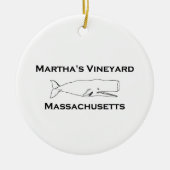 Martha's Vineyard-Massachusetts-Wal Keramikornament (Vorne)