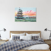 Martha's Vineyard Medium eingewickelte Leinwand (Insitu (Schlafzimmer))