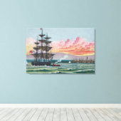 Martha's Vineyard Medium eingewickelte Leinwand (Insitu (Holzboden))
