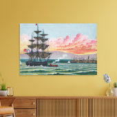 Martha's Vineyard Medium eingewickelte Leinwand (Insitu (Wohnzimmer))