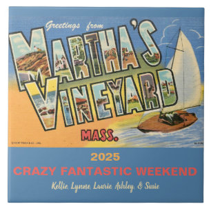 Martha's Vineyard Memory Fliese