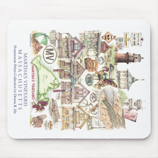 Martha's Vineyard-Montage Mousepad (Vorne)