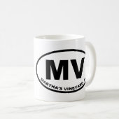Martha's Vineyard MV Kaffeetasse (VorderseiteRechts)