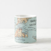 Marthas Vineyard Nantucket Map Tasse (Mittel)