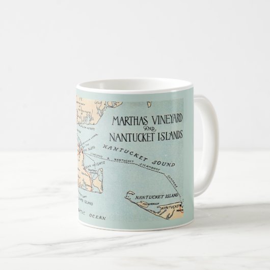 Marthas Vineyard Nantucket Tasse (VorderseiteRechts)