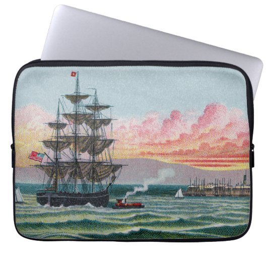 Martha's Vineyard-Neopren-Laptop-Hülse Laptopschutzhülle (Vorderseite)