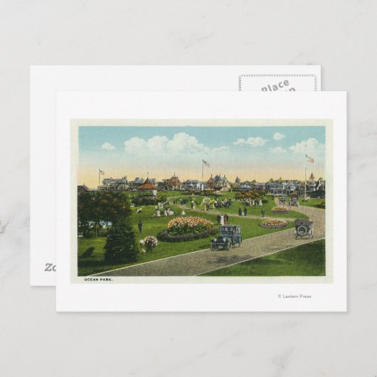 Martha's Vineyard, Ocean Park View Postkarte (Vorne/Hinten)