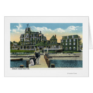 Martha's Vineyard, Pier-Ansicht des Wesley Hauses