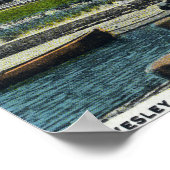 Martha's Vineyard, Pier View the Wesley House Poster (Ecke)