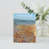 Martha's Vineyard Post Card Postkarte (Stehend Vorderseite)