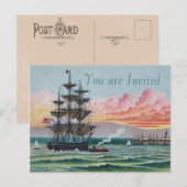 Martha's Vineyard Postcard Einladungspostkarte (Vorne/Hinten)