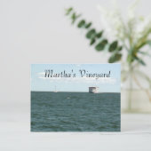 Martha's Vineyard Postcard Postkarte (Stehend Vorderseite)