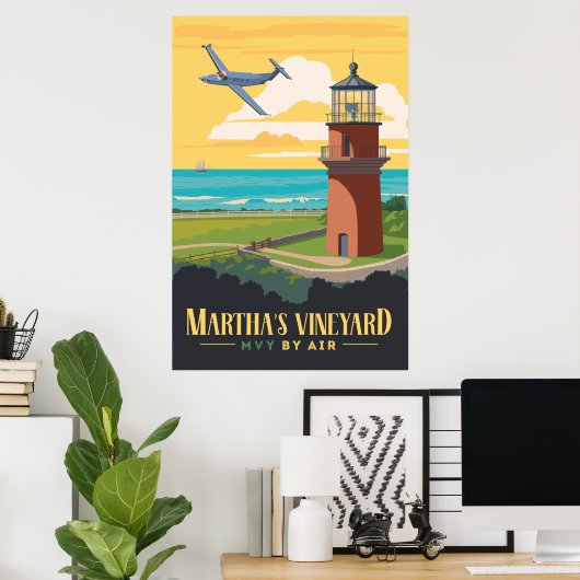 Martha's Vineyard Poster (Heimbüro)