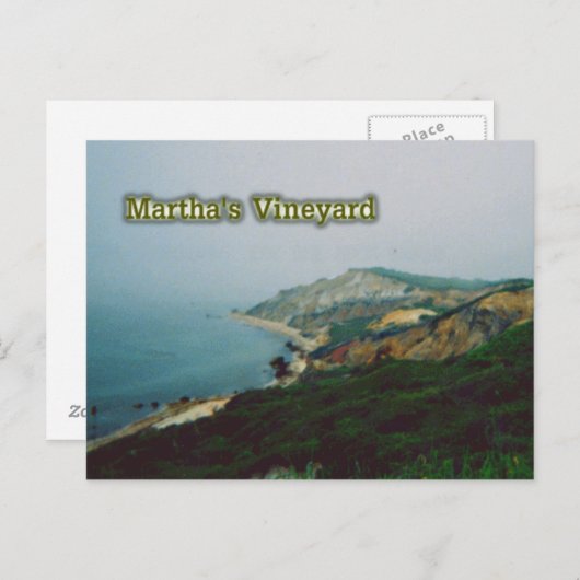 Martha's Vineyard Postkarte (Vorne/Hinten)