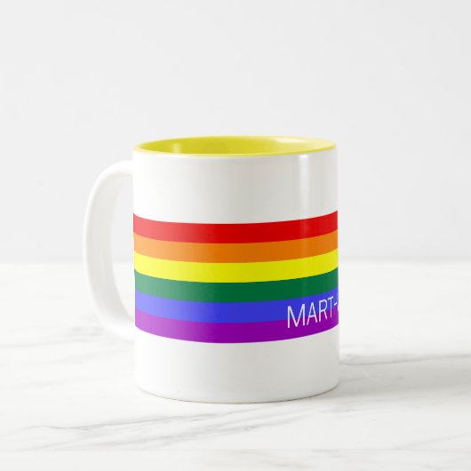 Martha's Vineyard Rainbow Tasse (Vorderseite Links)