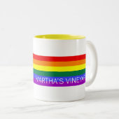 Martha's Vineyard Rainbow Tasse (VorderseiteRechts)