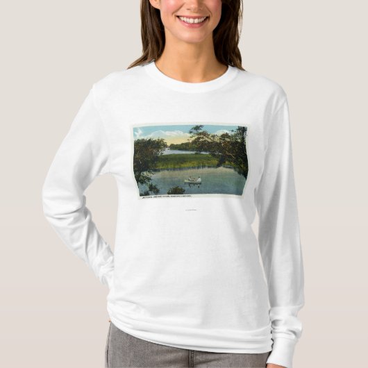 Martha's Vineyard, See Tashmoo Szene T-Shirt (Vorderseite)