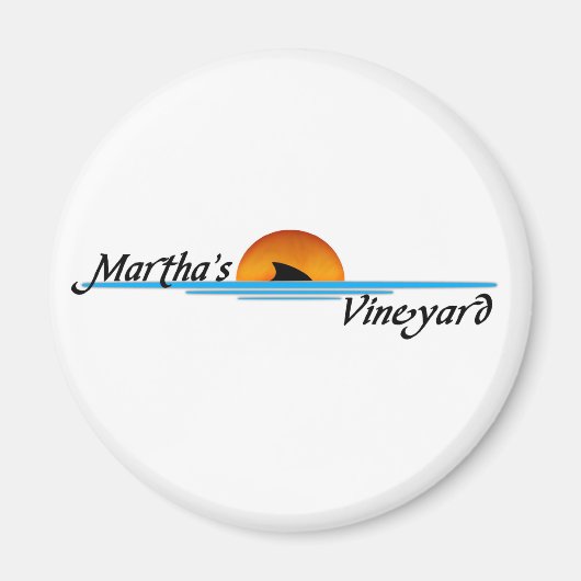 Marthas Vineyard Shark Magnet (Vorne)