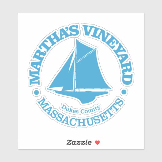 Martha's Vineyard (sloop) Aufkleber (Blatt)