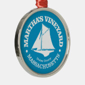 Martha's Vineyard (sloop) Ornament Aus Metall (Rechts)