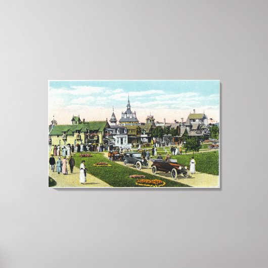 Martha's Vineyard, View of Ocean Avenue Leinwanddruck (Vorderseite)