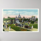 Martha's Vineyard, View of Ocean Avenue Poster (Vorne)