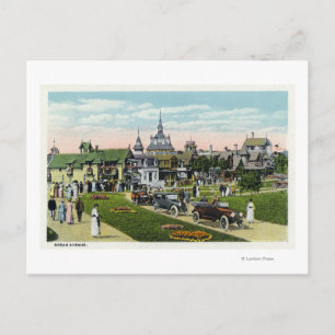 Martha's Vineyard, View of Ocean Avenue Postkarte