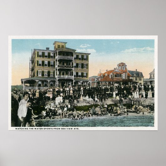 Martha's Vineyard, View of Sea View Avenue Poster (Vorne)