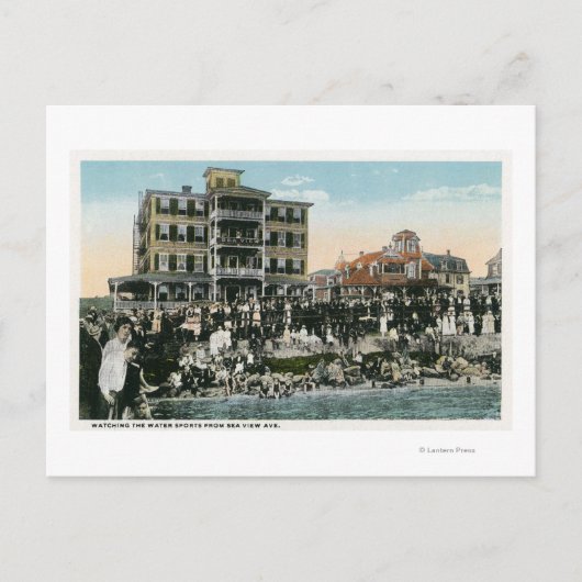 Martha's Vineyard, View of Sea View Avenue Postkarte (Vorderseite)