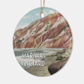 Martha's Vineyard Vintag Keramik Ornament (Links)