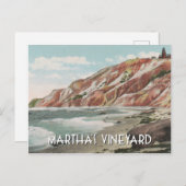 Martha's Vineyard Vintag Postkarte (Vorne/Hinten)