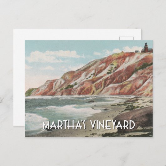 Martha's Vineyard Vintag Postkarte (Vorne/Hinten)