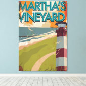 Marthas Vineyard Vintage Leinwanddruck (Insitu (Holzboden))