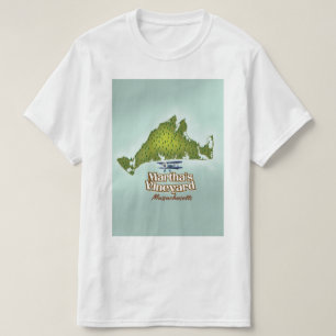 Martha's Weinberg Massachusetts Reiseplakat T-Shirt