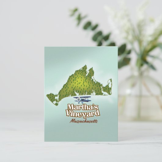 Martha's Weingarten Massachusetts Reiseplakat (Stehend Vorderseite)