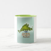 Martha's Weingarten Massachusetts Reiseplakat Zweifarbige Tasse (Mittel)