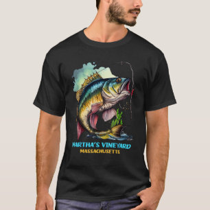 Marthau2019s Weinberg Massachusetts MA Fisher Flie T-Shirt