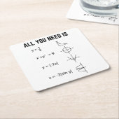 Marthematiker| Mathematikgeschenke für Mathematike Rechteckiger Pappuntersetzer (angewinkelt)