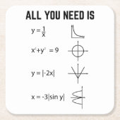 Marthematiker| Mathematikgeschenke für Mathematike Rechteckiger Pappuntersetzer (Vorderseite)