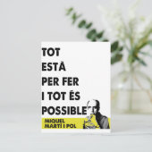 Marti i Pol Postkarte (Stehend Vorderseite)