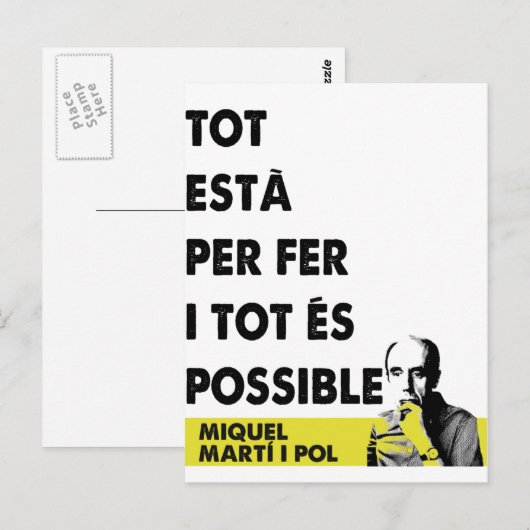 Marti i Pol Postkarte (Vorne/Hinten)