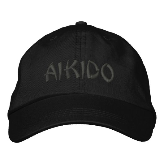 MARTIAL ART AIKIDO BALL CAP BESTICKTE KAPPE (Vorderseite)