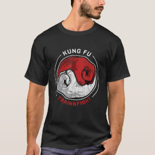 Martial Art Kung Fu Shirt Vintag Train Fight Yin