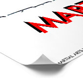 MARTIAL ART POSTER (Ecke)