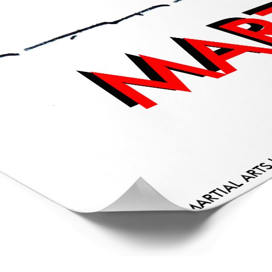 MARTIAL ART POSTER (Ecke)