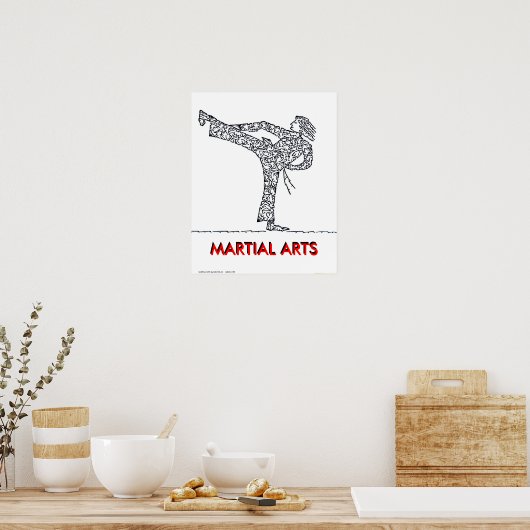 MARTIAL ART POSTER (Küche)