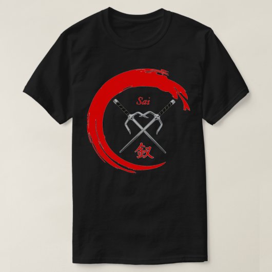 Martial Art Weapon SAI T-Shirt (Design vorne)